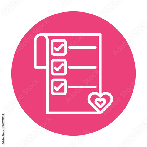 Wishlist Vector Icon