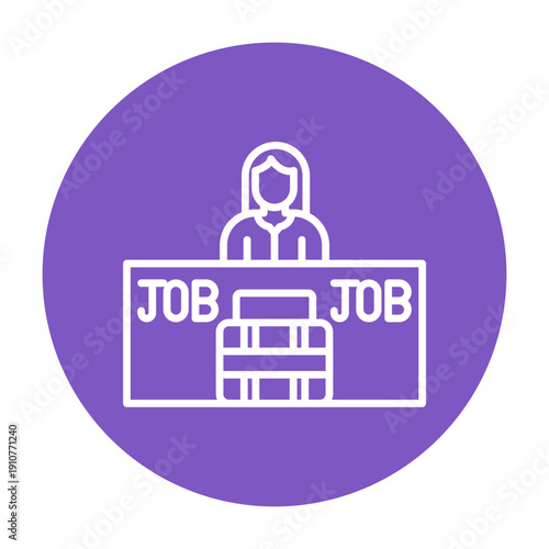 Job Trial Vector Icon