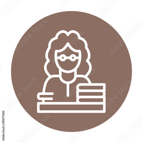 Professor Vector Icon