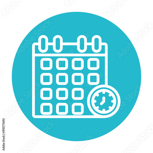 Timetable Vector Icon