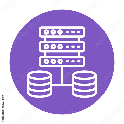 Virtual Private Server Vector Icon