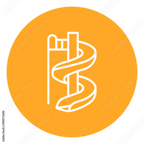 Spiral Slide Vector Icon