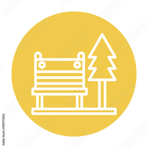 Rest Area Vector Icon