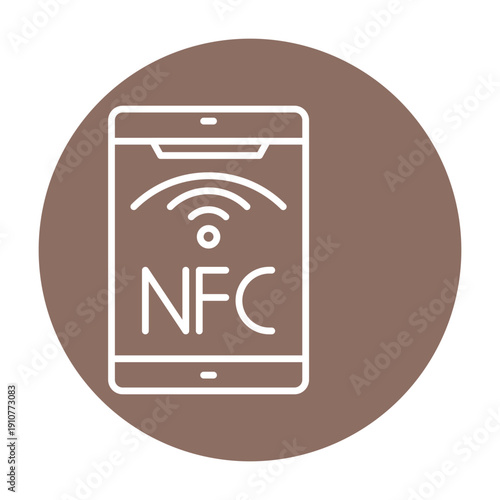 NFC Vector Icon