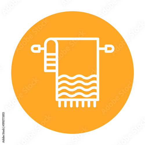 Cold Towel Vector Icon