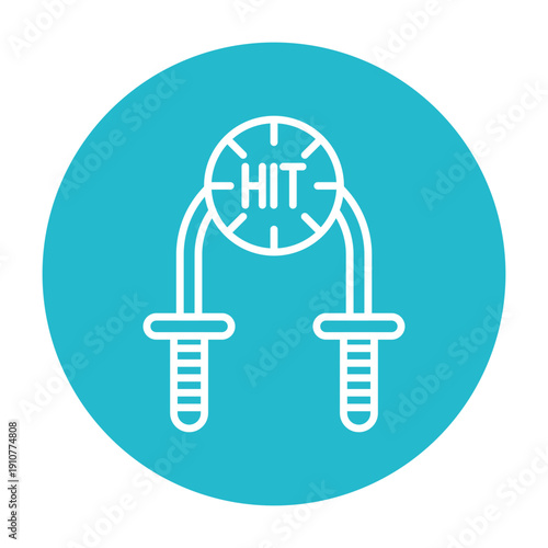 HIIT Workout Vector Icon