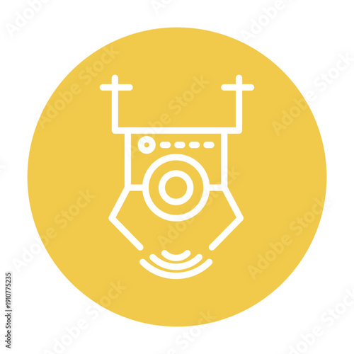 Surveillance Drone Vector Icon