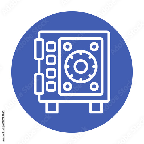 Vault Door Vector Icon