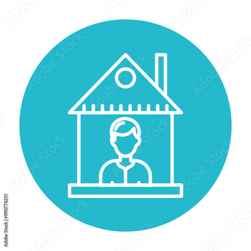 Isolation Vector Icon