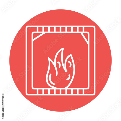 Flammable Vector Icon