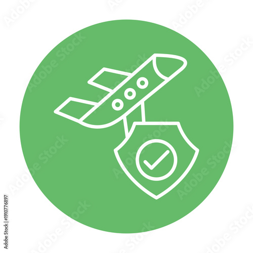 Travel Insurance Vector Icon