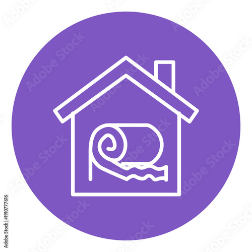 Home Insulation Vector Icon