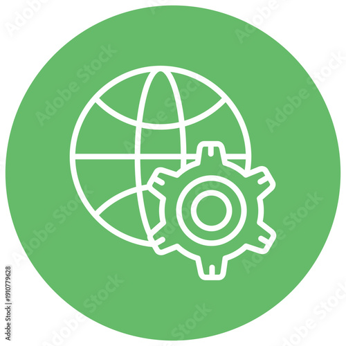 Network Optimization Vector Icon