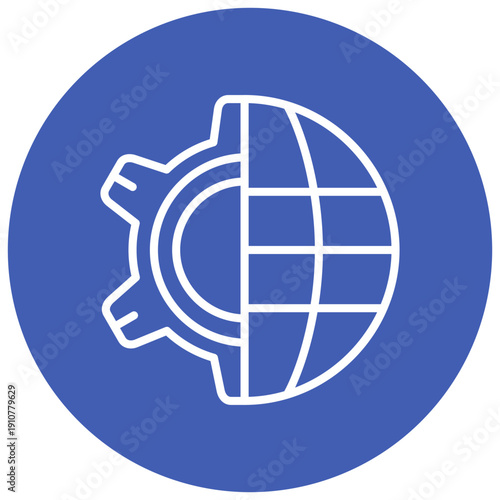 Network Optimization Vector Icon