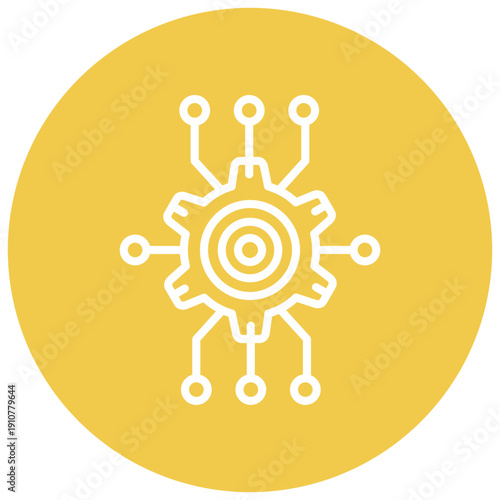 Network Integration Vector Icon