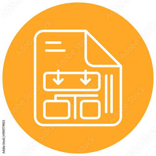 Evacuation Plan Vector Icon