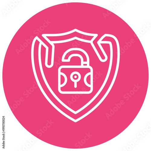 Security Breach Vector Icon