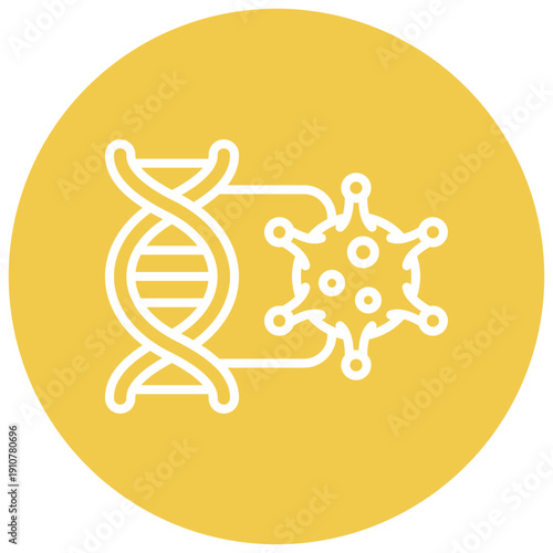Viral Mutation Vector Icon