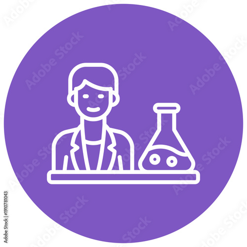 Lab Technician Vector Icon