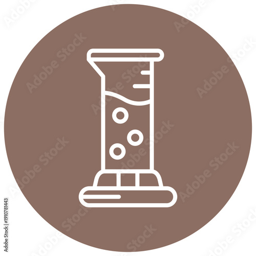 Graduated Cylinder Vector Icon