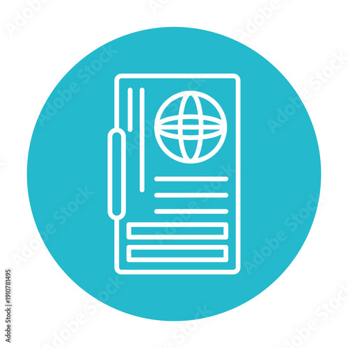 Passport Vector Icon