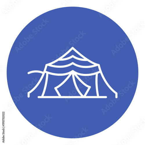 Bedouin Tent Vector Icon