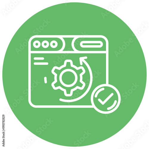 Automated Testing Vector Icon