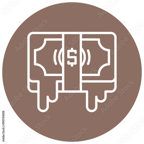 Dirty Money Vector Icon