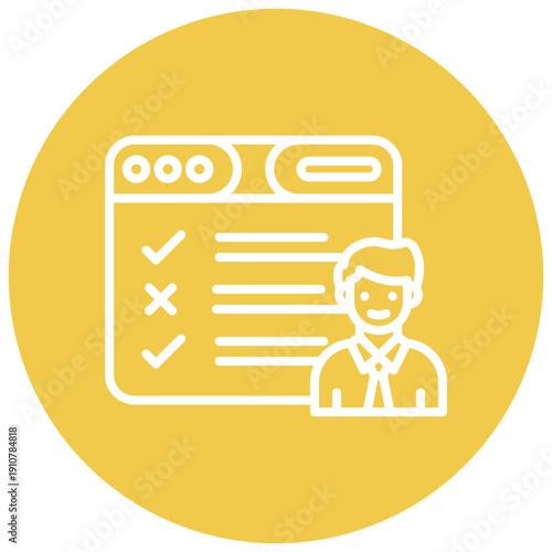 Manual Testing Vector Icon