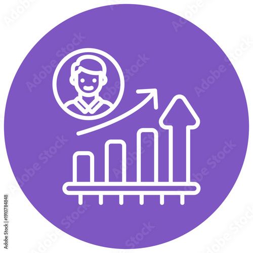 Market Leadership Vector Icon