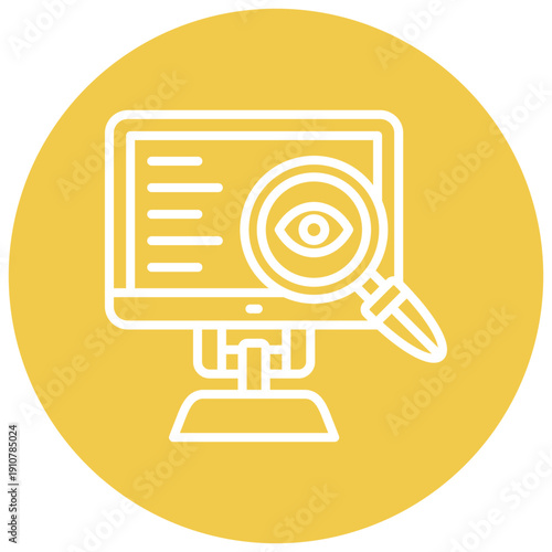 Monitoring Vector Icon
