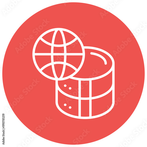 Network Data Storage Vector Icon