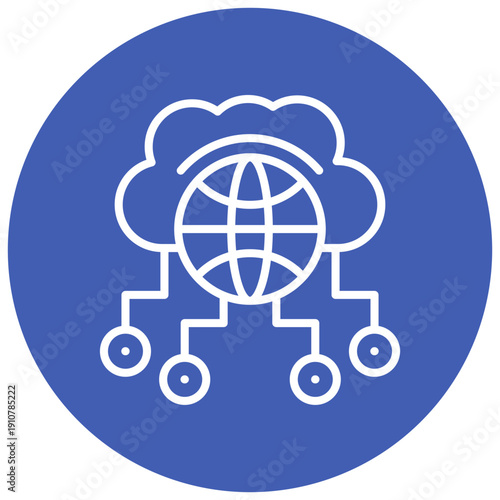 Network Congestion Vector Icon