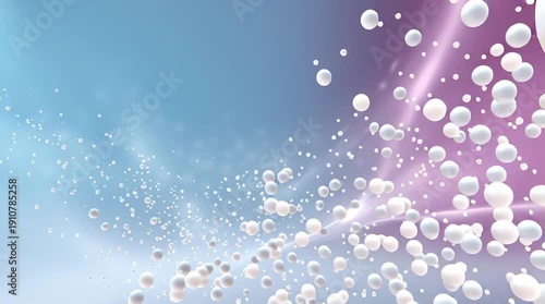 Wallpaper Mural Abstract background with soft colors and floating bubbles Torontodigital.ca