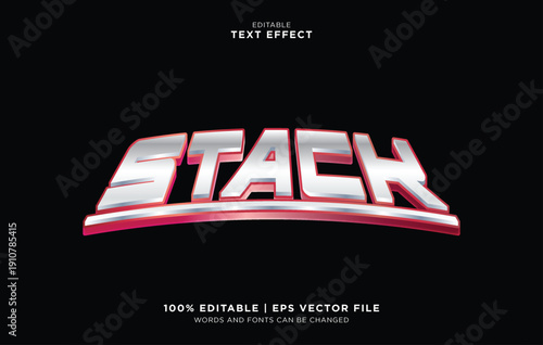 Editable Vector Blood Line Text Effect for Graphic Design