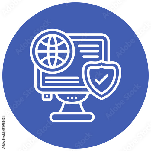 Network Reliability Vector Icon