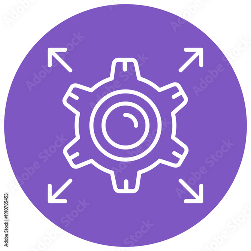 Network Scalability Vector Icon