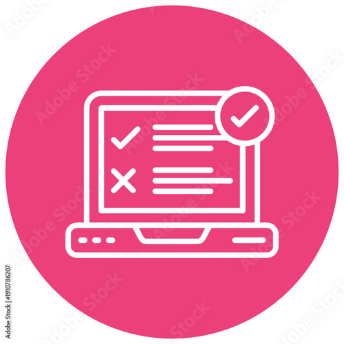 Sanity Testing Vector Icon