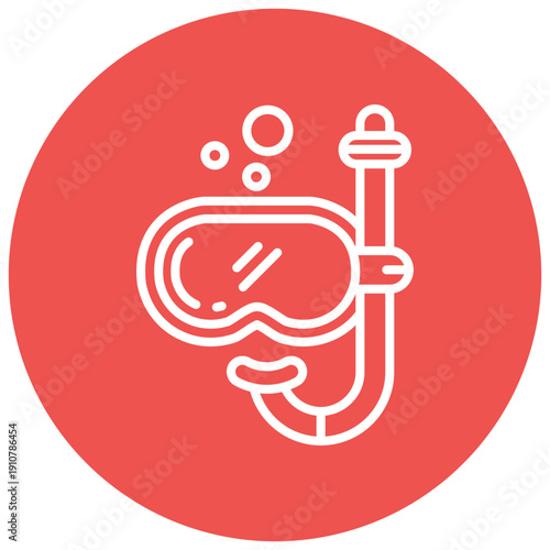 Scuba Diving Gear Vector Icon