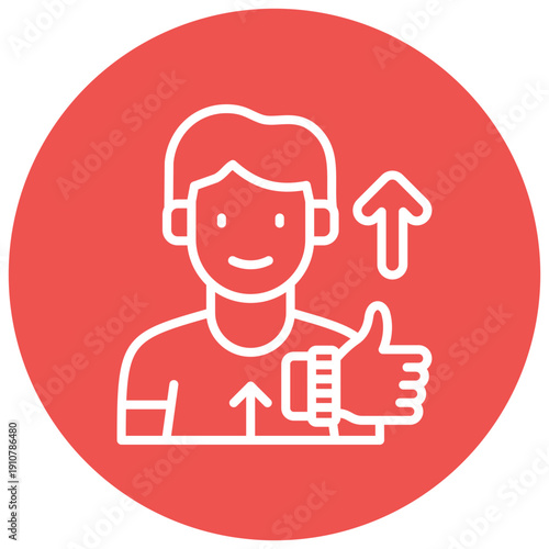 Self Worth Vector Icon