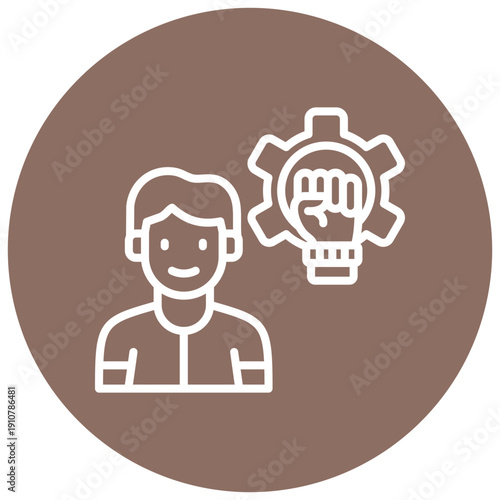 Self Motivation Vector Icon