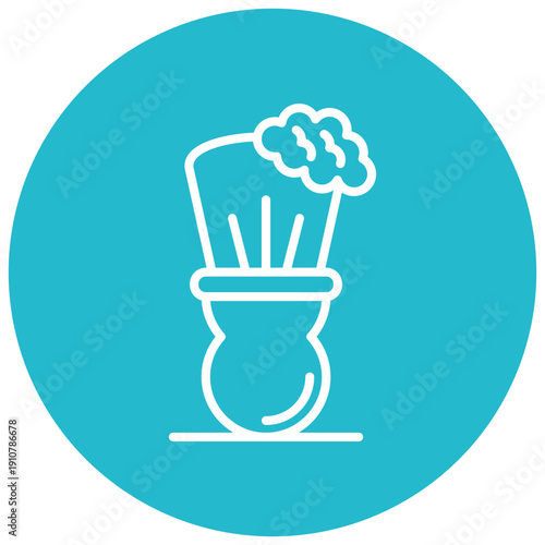 Shaving brush Vector Icon