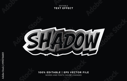 Editable Vector Text Effect: 'Faster' in 3D Gradient Style on Black Background