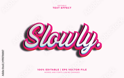 Editable vector text effect with good mood in a lively setting with editable elements.