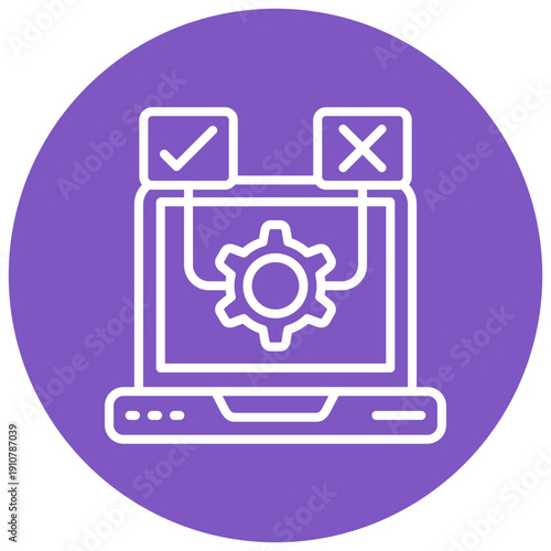 System Testing Vector Icon