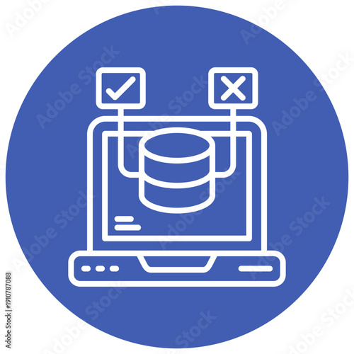 Test Data Vector Icon