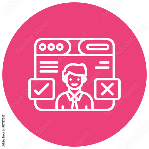 User Acceptance Testing Vector Icon