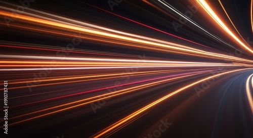 Dynamic abstract background featuring blurred speed lines and vibrant energy trails suggesting rapid acceleration and progressive movement ,streaking ,futuristic ,direction