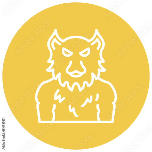 Werewolf Vector Icon