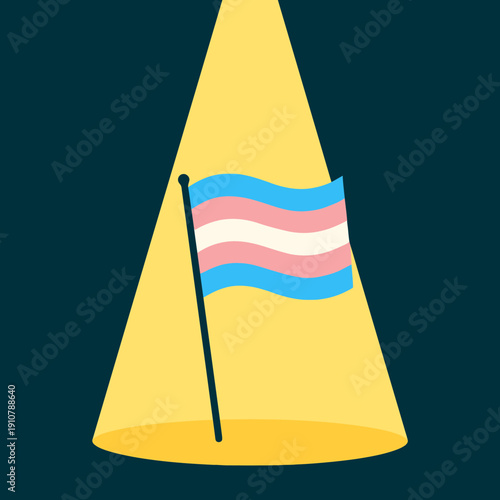 Trans Visibility Spotlight Graphic